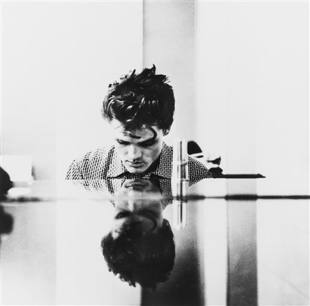 William Claxton (1927-2008)  - Chet Baker at the piano, Hollywood, 1954