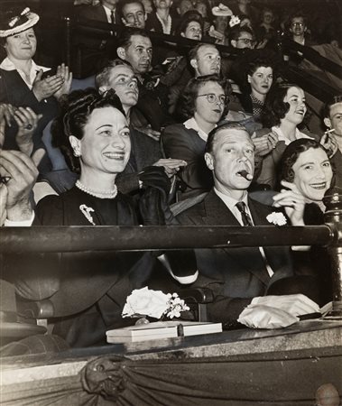 Weegee (1899-1968)  - Duke and Duchess of Windsor at the circus, 1943