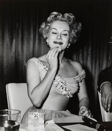 Weegee (1899-1968)  - Eva Gabor, years 1950