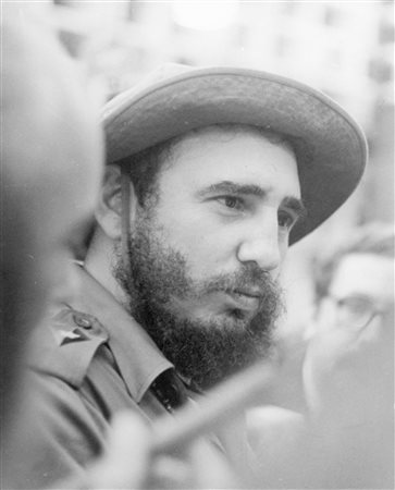Osvaldo Salas (1914-1992)  - Fidel Castro, Palacio de la Rivolucion, 1967