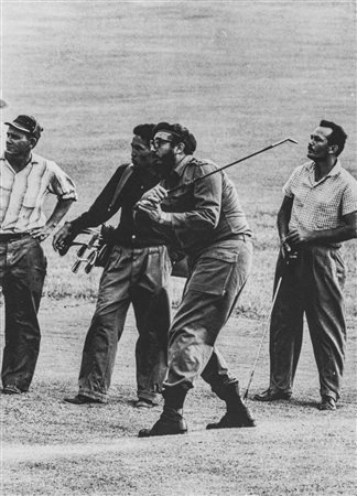 Alberto Korda (1928-2001)  - Fidel Castro Playing Golf in Havana, 1960