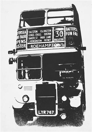 Mimmo Castellano (1932-2015)  - Londra, Bus, years 1965/1970