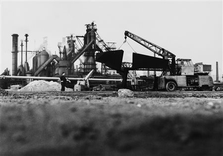 Ugo Mulas (1928-1973)  - Lynn Chadwick, Italsider, Savona, 1962