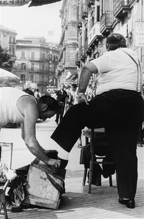Pino Settanni (1949-2010)  - Stazione Ferroviaria, Napoli, years 1970