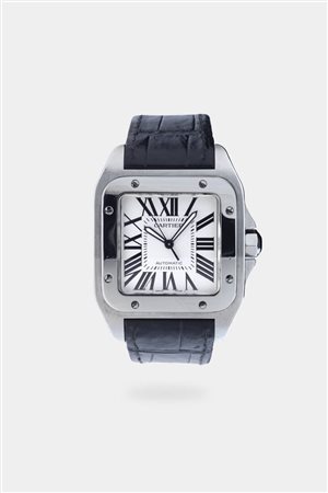 CARTIER<BR>Mod. “Santos”, ref.2656, serie recente