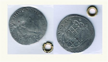 Monete di Città Italiane - BOLOGNA Paolo III (1534-1549) - 2/3 di Paolo s.d. - sigillo garanzia