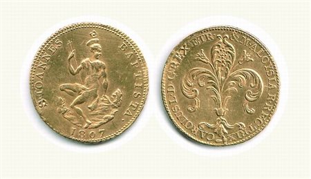 Monete di Città Italiane - FIRENZE - Carlo Ludovico Reggenza - Ruspone 1807