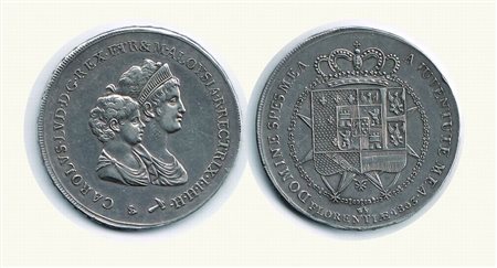Monete di Città Italiane - FIRENZE - Carlo Ludovico Reggenza - Dena 1803.