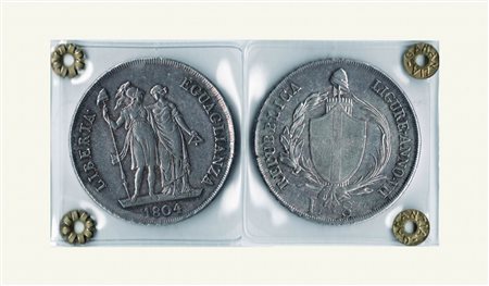 Monete di Città Italiane - GENOVA - Repubblica Ligure - 8 Lire 1804 An. VII