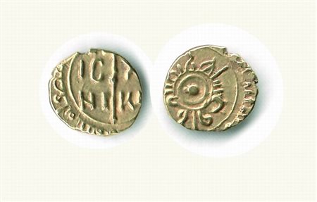 Monete di Città Italiane - MESSINA - Enrico VI (1194-1197) - Imperatore e re - Tarì gr 1.07- MIR 51.