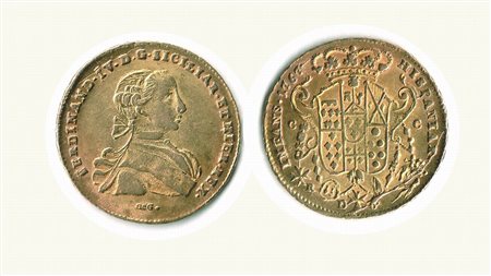 Monete di Città Italiane - NAPOLI - Ferdinando IV - 6 Ducati 1767.