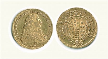 Monete di Città Italiane - NAPOLI - Ferdinado IV - 6 Ducati 1769.