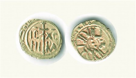 Monete di Città Italiane - PALERMO - Ruggero II  (1130-1154) - Tarì gr. 1,30.
