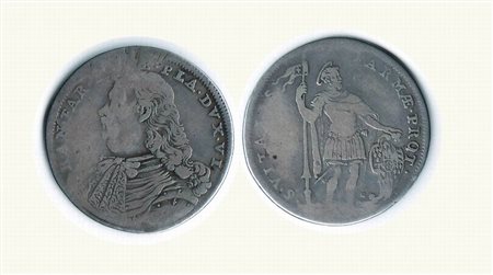 Monete di Città Italiane - PARMA - Ranuccio Farnese (1646-1694) - Testone SD