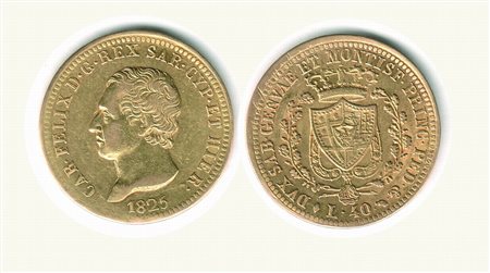 Monete Decimali - SAVOIA - Carlo Felice - 40 Lire 1825 To.