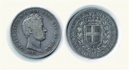 Monete Decimali - SAVOIA - Carlo Alberto - (1831-1849) - 2 Lire 1842 To.