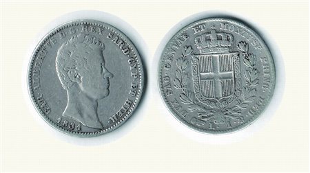 Monete Decimali - SAVOIA - Carlo Alberto - Lira 1831 To.