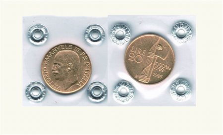 Monete Decimali - SAVOIA - Vittorio Emanuele III - 20 Lire  1923 - Fascetto - Sigillato Manfredini.