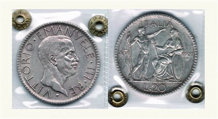 Monete Decimali - SAVOIA - VITTORIO EMANUELE III - 20 Lire 1927 A. VII
