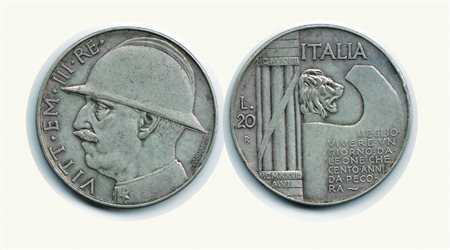 Monete Decimali - SAVOIA - VITTORIO EMANUELE III - 20 Lire 1928