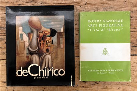 GIORGIO DE CHIRICO E ALIGI SASSU - Lotto unico di 2 cataloghi