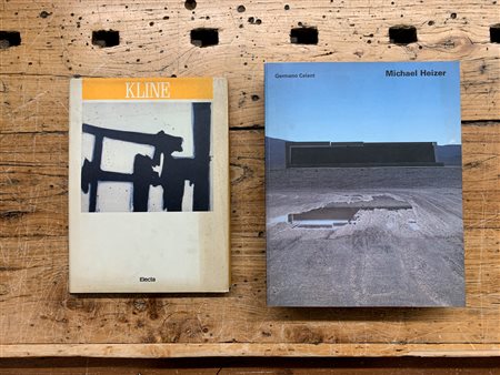 FRANZ KLINE E MICHAEL HEIZER - Lotto unico di 2 cataloghi