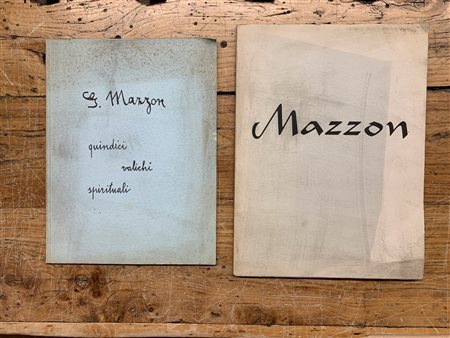 GALLIANO MAZZON - Lotto unico di 2 edizioni d'arte