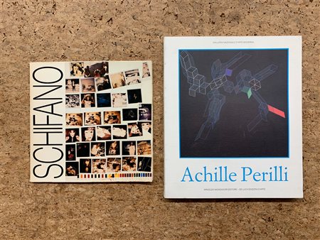 ACHILLE PERILLI E MARIO SCHIFANO - Lotto unico di 2 cataloghi
