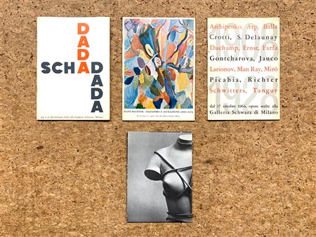 DADAISMO - Lotto unico di 3 rari cataloghi e una locandina