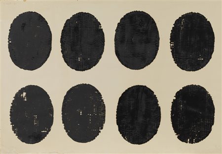 SIMETI TURI (n. 1929) - 8 ovali neri.