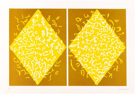 Accardi, Carla (Trapani 1924-Roma 2014)  - Rombi gialli