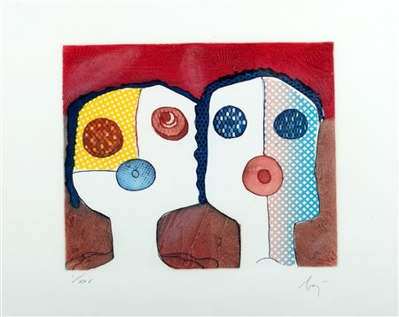 Baj, Enrico (Milano 1924-Vergiate 2003)  - Coppia