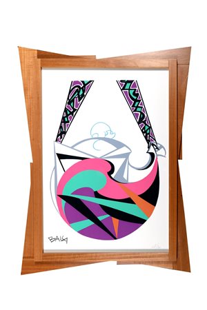 Balla, Giacomo (Torino 1871-Roma 1958)  - Bozzetto di sciarpa