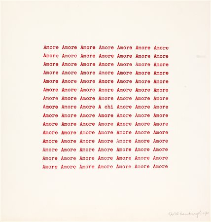 Bentivoglio, Mirella (Klagenfurt  1922-Roma  2017)  - Amore amore, 1971