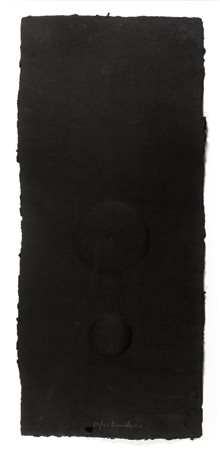 Bonalumi, Agostino (Vimercate 1935-Desio 2013)  - Nero, 1994