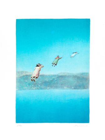 Bueno, Antonio (Berlino 1918-Fiesole 1984)  - Tre figure volanti