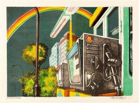 Ceccotti, Sergio (Roma 1935)  - Benzinaio, 1973