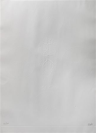 Ceroli, Mario (Castel Frentano 1938)  - Aria, acqua, terra, fuoco