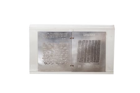 Consagra, Pietro (Mazara del Vallo 1920-Milano 2005)  - Un millimetro, 1971