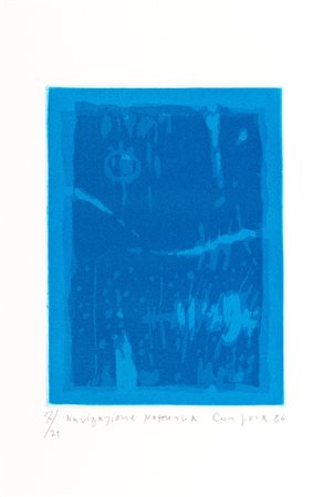 Corpora, Antonio (Tunisi 1909-Roma 2004)  - Navigazione notturna, 1986