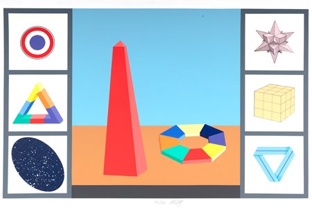 Del Pezzo, Lucio (Napoli 1933-Milano 2020)  - Obelisco