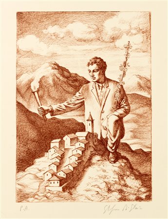 Di Stasio, Stefano (Napoli 1948)  - Due litografie a colori