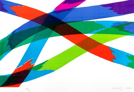 Dorazio, Piero (Roma 1927-Perugia 2005)  - Senza titolo, 1972