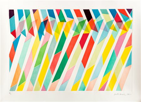 Dorazio, Piero (Roma 1927-Perugia 2005)  - Composizione geometrica, 1991