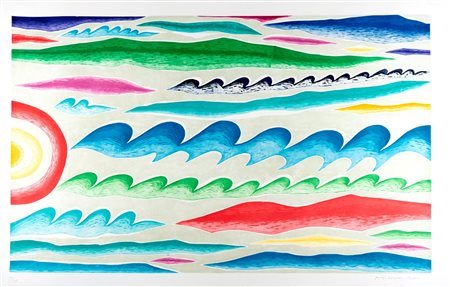 Dorazio, Piero (Roma 1927-Perugia 2005)  - Senza titolo, 1992