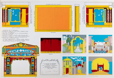 Fioroni, Giosetta (Roma 1932)  - Un teatrino da guardare e volendo da montare, 1978