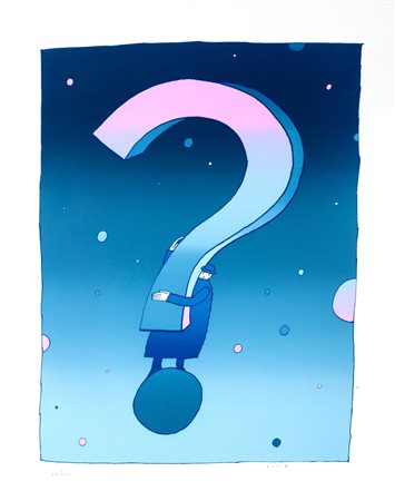 Folon, Jean Michel (Uccle  1934-Monaco 2005)  - What?