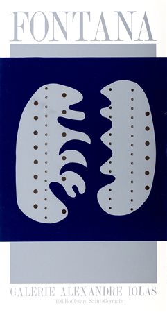 Fontana, Lucio (Rosario 1899-Varese 1968)  - Galerie Iolas, 1966