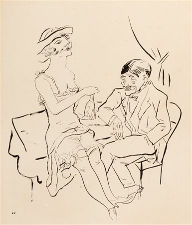 Grosz, George (Berlino 1893-1959)  - Séparé - Ecce homo n° 22, 1923