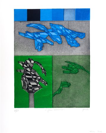 Perilli, Achille (Roma 1927-2021)  - Il gran calmucco , 1965